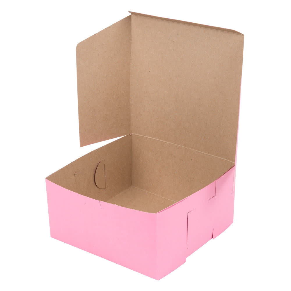 Pink Box 10x10x4 Fiesta Baking Supplies